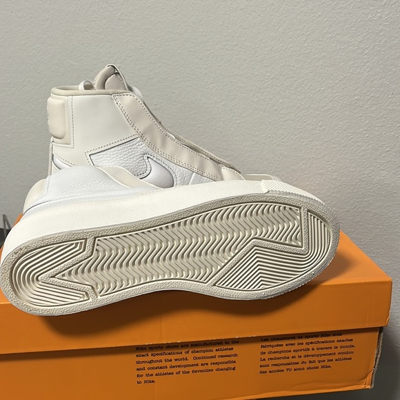 NWT Women's Nike Blazer Mid Victory Sneakers - Off-white & Cream - DR2948100 - Picture 11 of 12